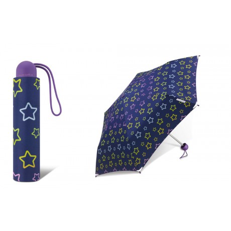 Dívčí skládací deštník *ergobrella* Glowing Stars