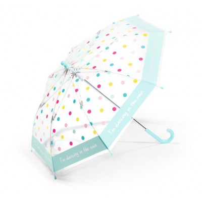 Dětský deštník happy rain Průhledný Bambino