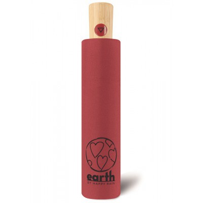 EKO deštník EARTH Mini AC chili red