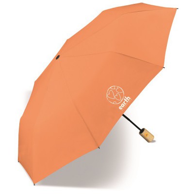EKO deštník EARTH Mini AC papaya