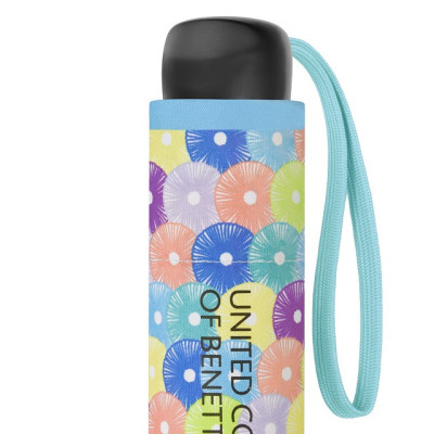 Benetton Super Mini BLOOMING DOTS 59047 , dámský skládací deštník