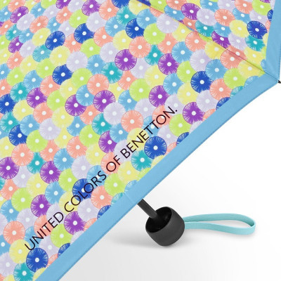 Benetton Super Mini BLOOMING DOTS 59047 , dámský skládací deštník