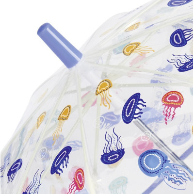 Benetton Long Domeshape  JELLYFISH 56940,  dívčí dlouhý deštník