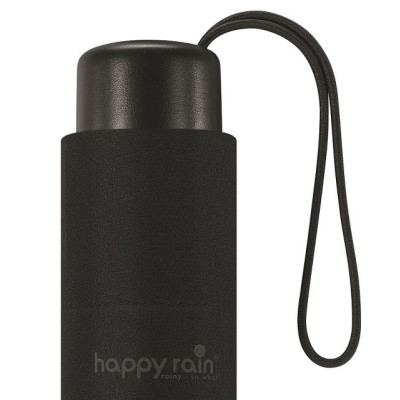 Happy rain, Super Mini  black 42067 ,  pánský skládací deštník