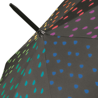 Happy rain , Long AC Waterreactive 41100,  dámský dlouhý automatický deštník