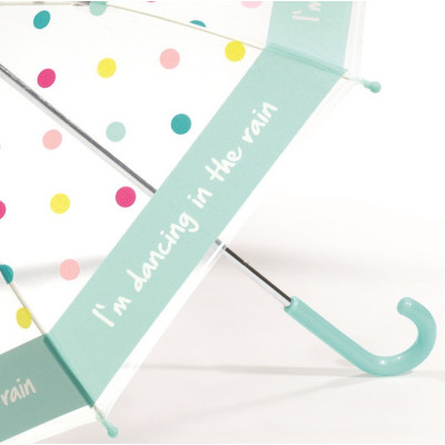 Happy rain, Bambino  Clear 48558,  dívčí průhledný deštník