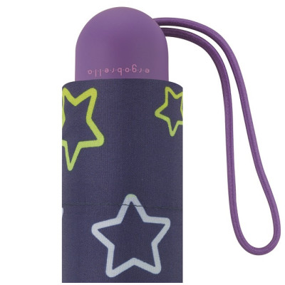 Ergobrella GLOWING STARS 62103, dívčí skládací deštník
