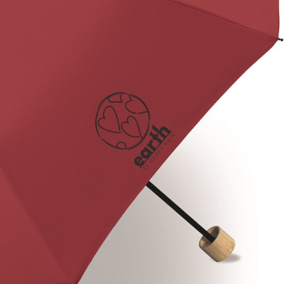 EARTH  Super Mini  chili red 61202 EKO deštník - skládací